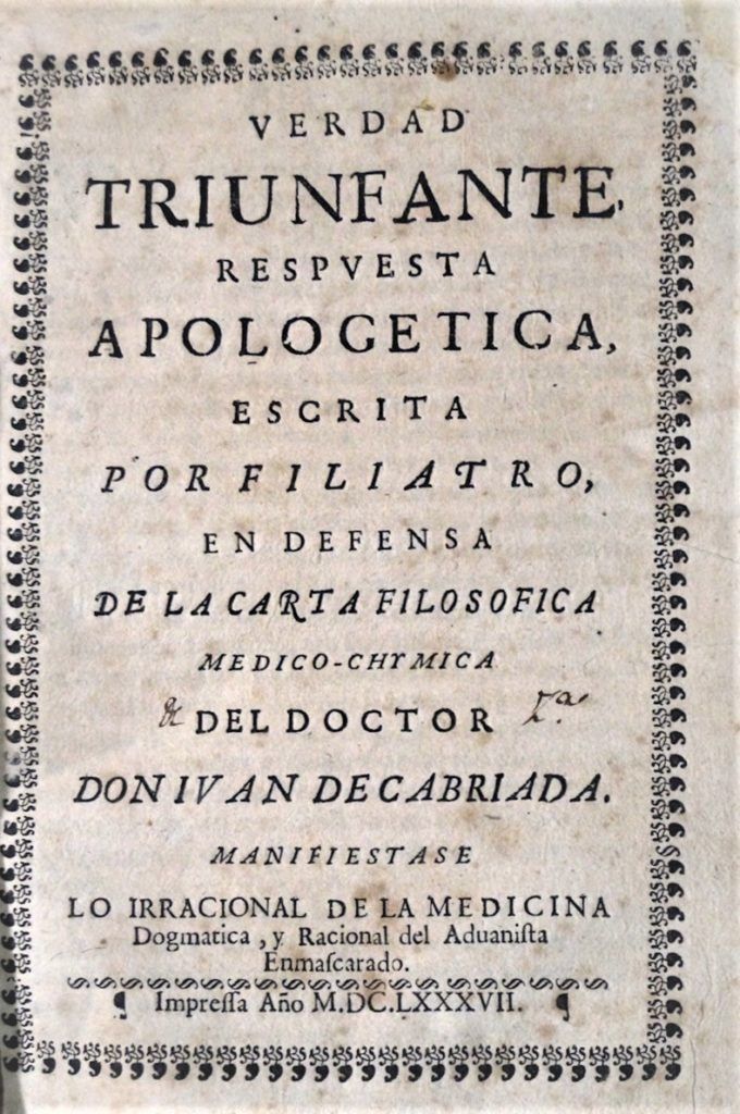  Controversia Médica (1687) 