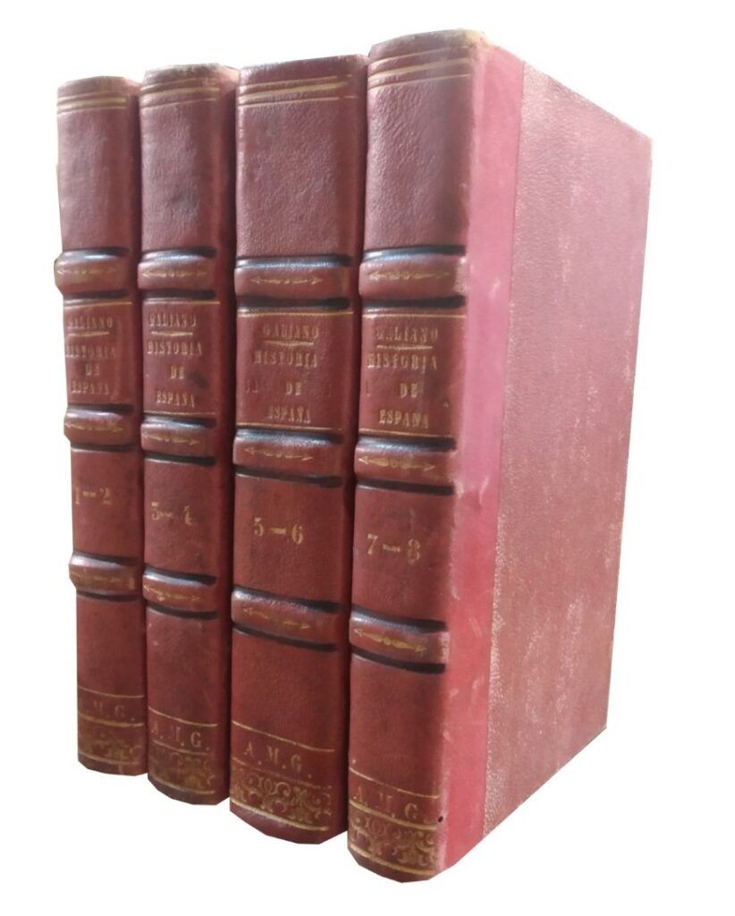  Antonio Alcalá Galiano – Historia de España – 7 vols. (1844) 
